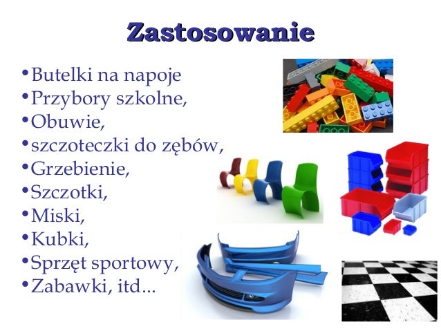 19 zastosowanie tworzyw sztucznych