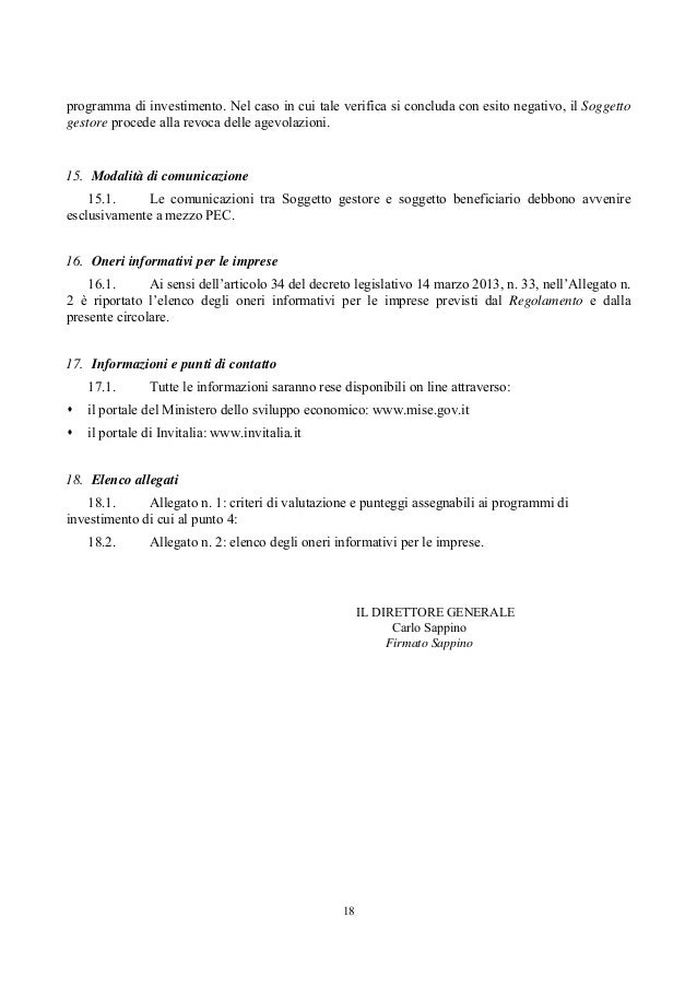 Circolare Mise Nuove Imprese Giovanili E Femminili