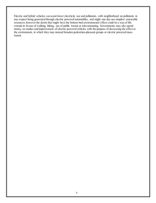 A study of consumer buying behaviour towards electric vehicles | DOCX