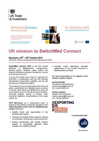SwitchMed Connect 2015