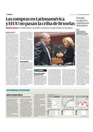 Negocio  Estilo de Vida   19 de enero de 2011                                                 23



                                                                    DINERO
                         Es el porcentaje que ha crecido el volu-
                      men de inversión del mercado de oﬁcinas
                      en Madrid y Barcelona en el segundo se-
                      mestre de 2010, según Aguirre Newman.




                                                                     Encuesta
                                                                     Los gestores de Bank of
Subasta                                                              America Merrill Lynch con-
                                                                     fían en que los beneﬁcios
                                                                     empresariales crecerán


REDACCIÓN
dinero@neg-ocio.com




                                                                                      REDACCIÓN




 OPINIÓN

 JAMIE
 STUTTARD




                                                                     Jamie Stuttard es responsable
                                                                     de Renta Fija Europea y
                                                                     gestor del fondo Schroder
                                                                     ISF Euro Short Term Bond.
 
