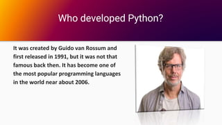 1901200100000 presentation short term mini project on python | PPT