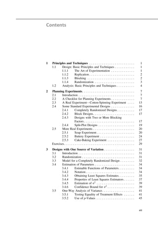 Design and Analysis of Experiments 2nd Edition Angela Dean | PDF