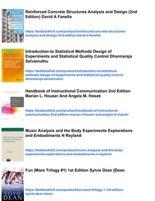 Design and Analysis of Experiments 2nd Edition Angela Dean | PDF