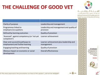 © The views expressed in this presentation are those of the speaker’s, and not the NAQQAET
 