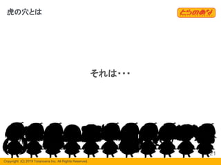 Copyright  (C) 2019 Toranoana Inc. All Rights Reserved.
それは・・・
21
虎の穴とは
 