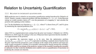 Relation to Uncertainty Quantification
 