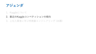 
1. KaggleˤĤ
2. Kaggleڥƥ΃A
3. λpߤѧ؏󥸥˥ (})
 