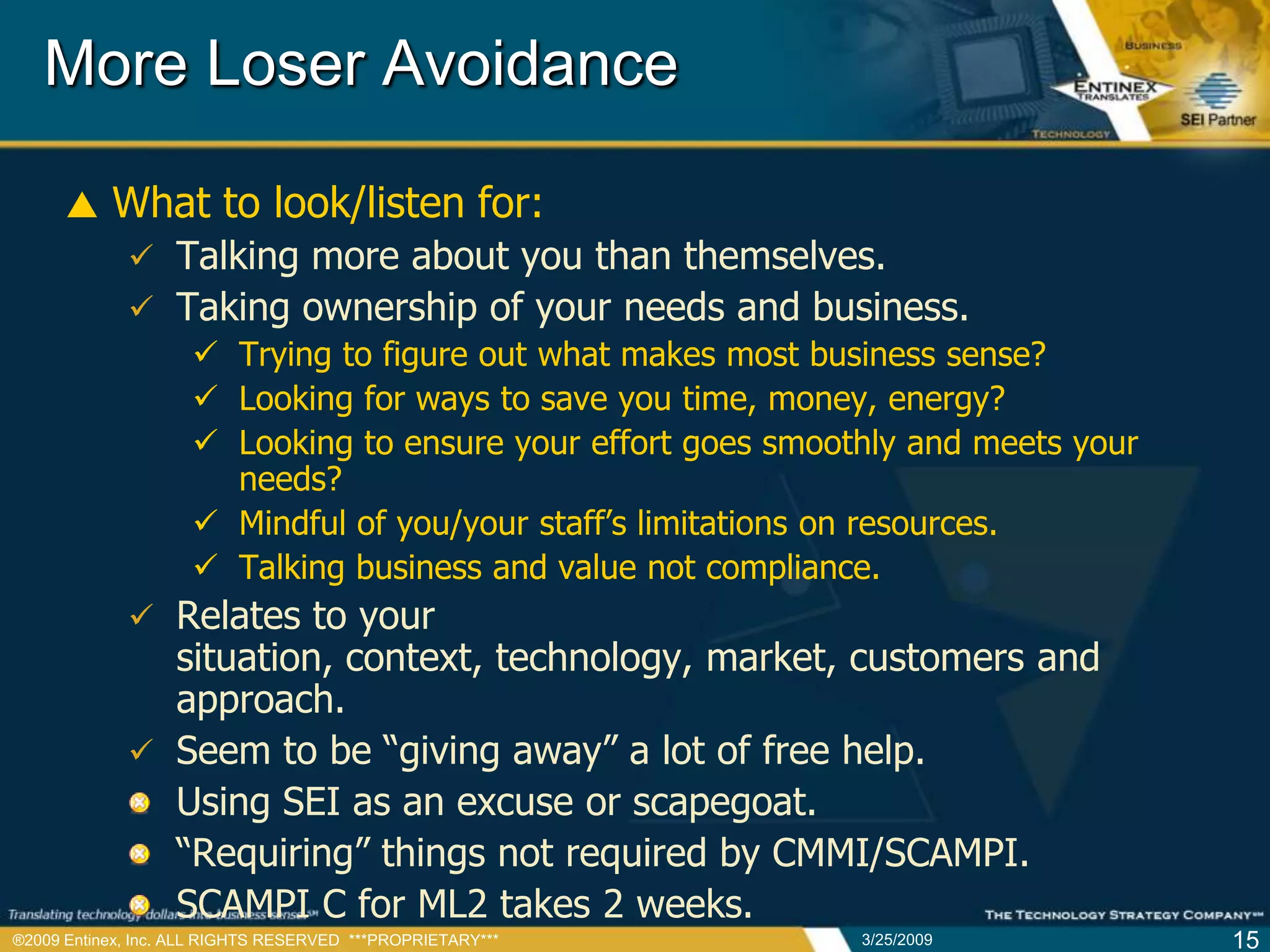 CMMI Guide to the Perplexed