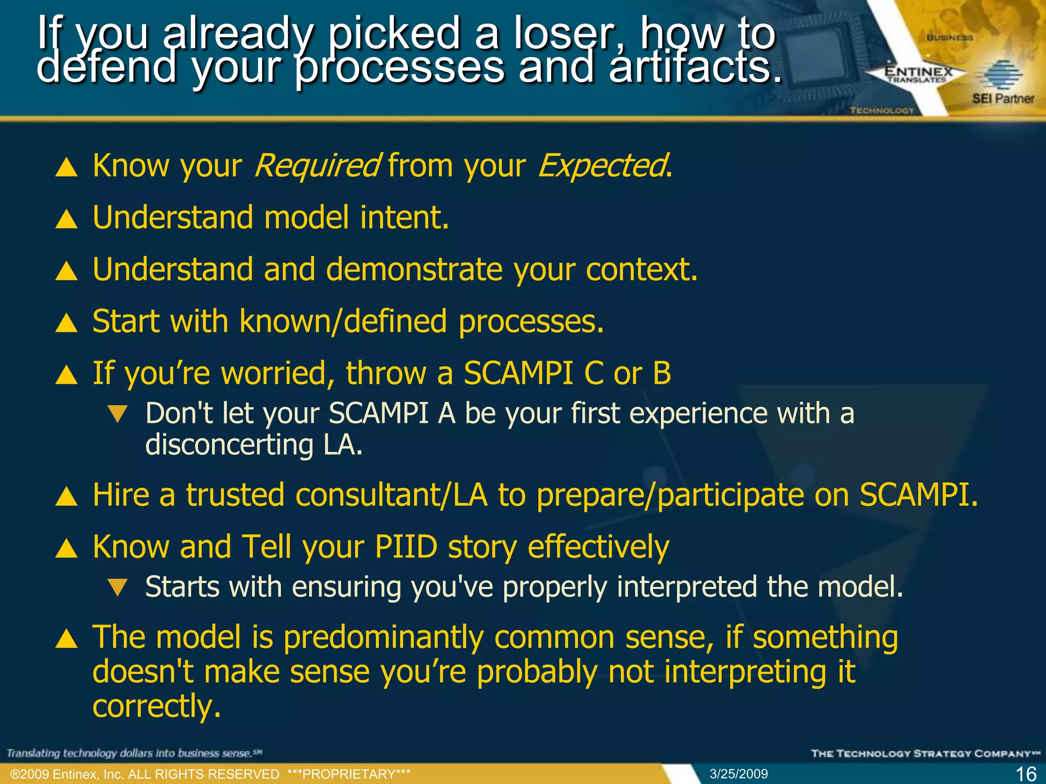 CMMI Guide to the Perplexed