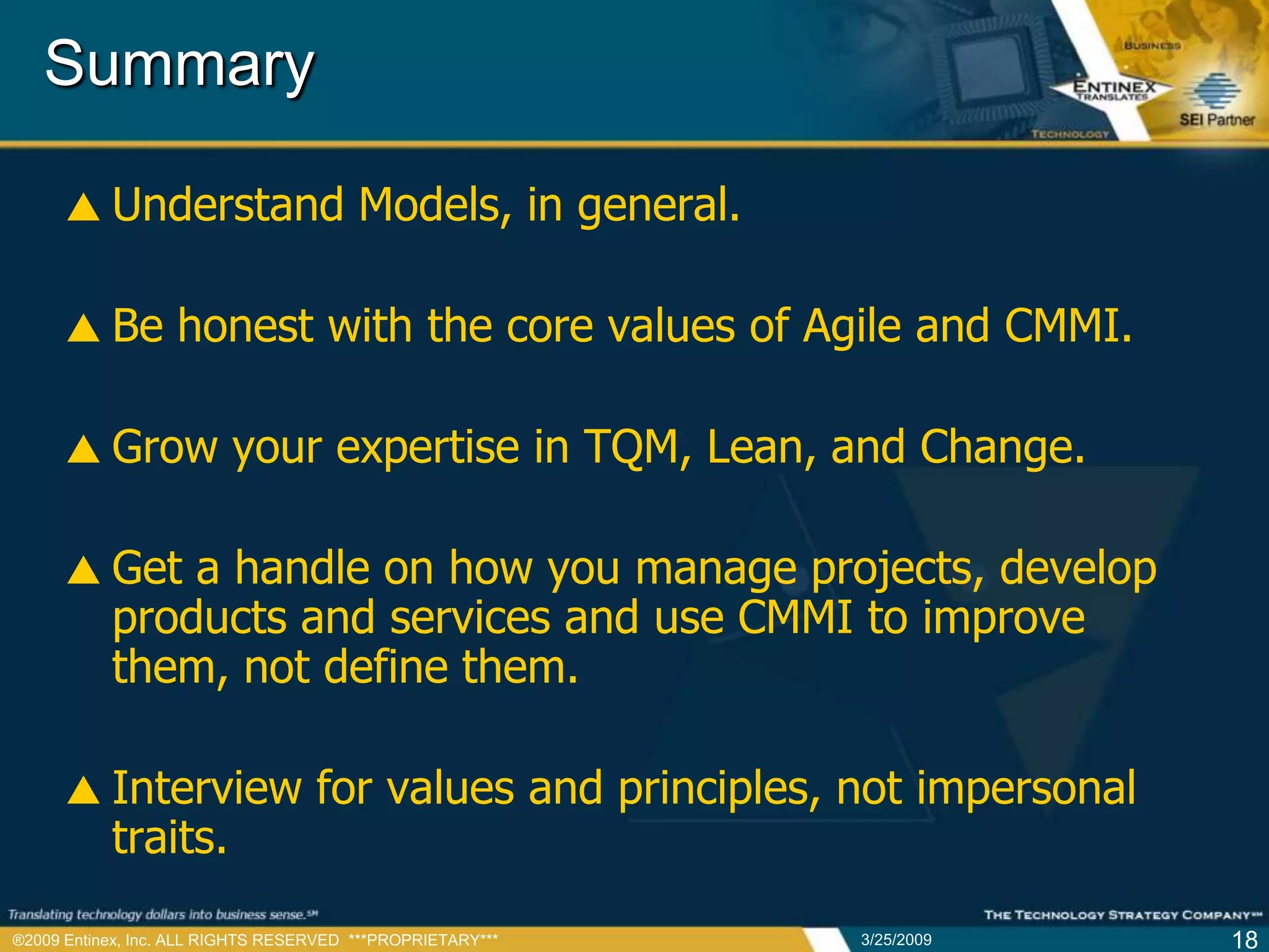 CMMI Guide to the Perplexed