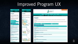 Improved Program UX
 