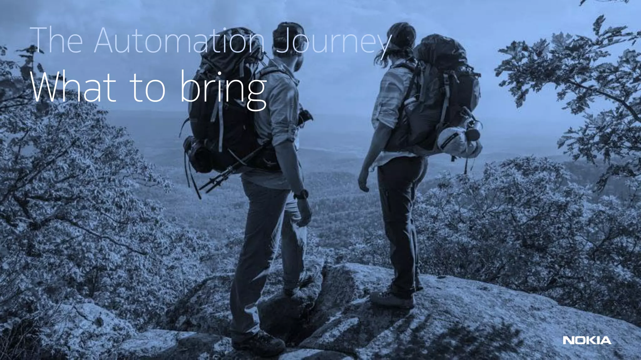 64 © Nokia 2018
The Automation Journey
What to bring
 