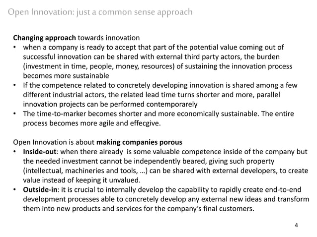 190429 open innovation framework | PPTX