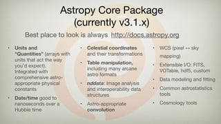 Some perspectives from the Astropy Project | PDF