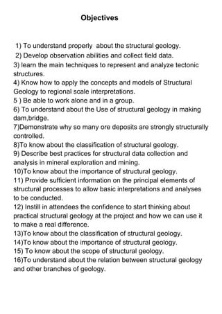 Application of structural geology to the solution of engineering ...