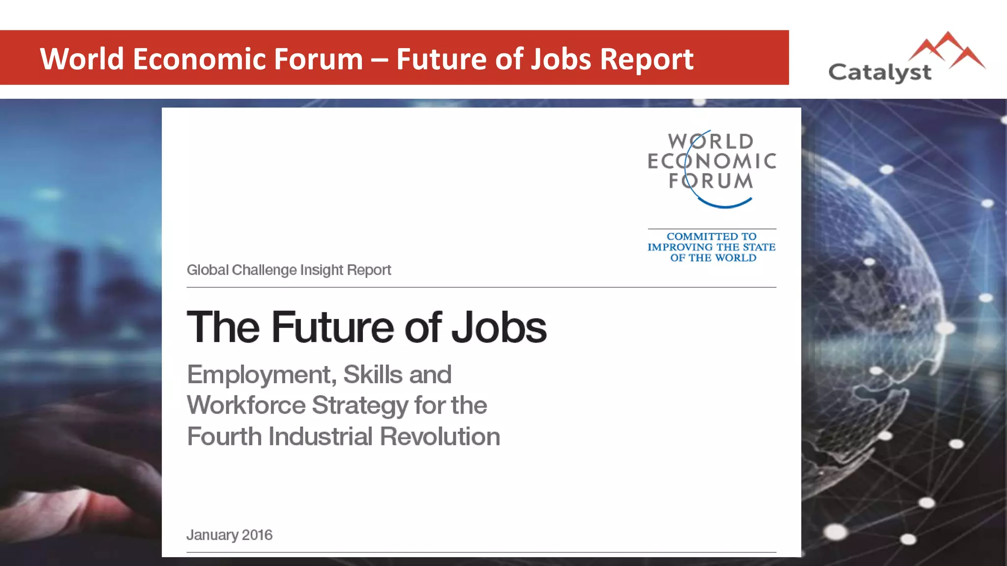 World Economic Forum – Future of Jobs Report
 