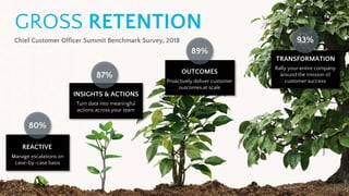 © Copyright 2019, Gainsight, Inc., All rights reserved. CONFIDENTIAL.
Chief Customer Officer Summit Benchmark Survey, 2018...