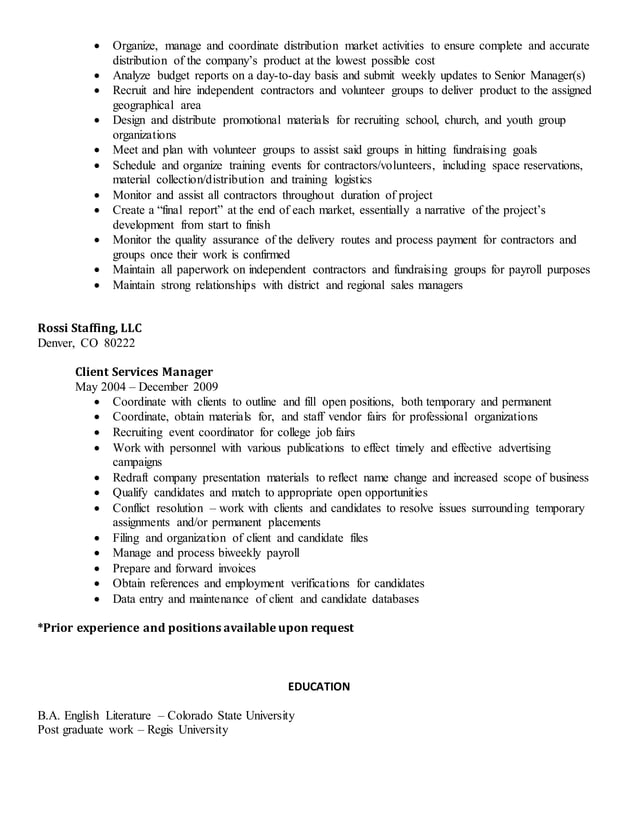 Nick Rossi Resume 2015 PDF - Nick Rossi Resume 2015 2 638 
