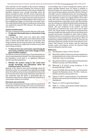 Living Conditions and Physical Health Status of Laborers Living in Line ...