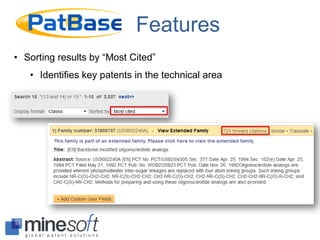 Efficient and Effective Patent Landscaping Using PatBase: a Case Study ...
