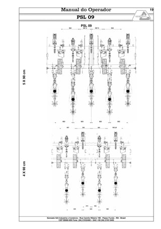 Semeato S/A Industria e Comércio - Rua Camilo Ribeiro 190 - Passo Fundo - RS - Brasil
CEP 99060-000 Fone: (54) 21032400 – SAC +55 (54) 2103 2400
19
PSL 09
PSL 095X90cm4X90cm
 