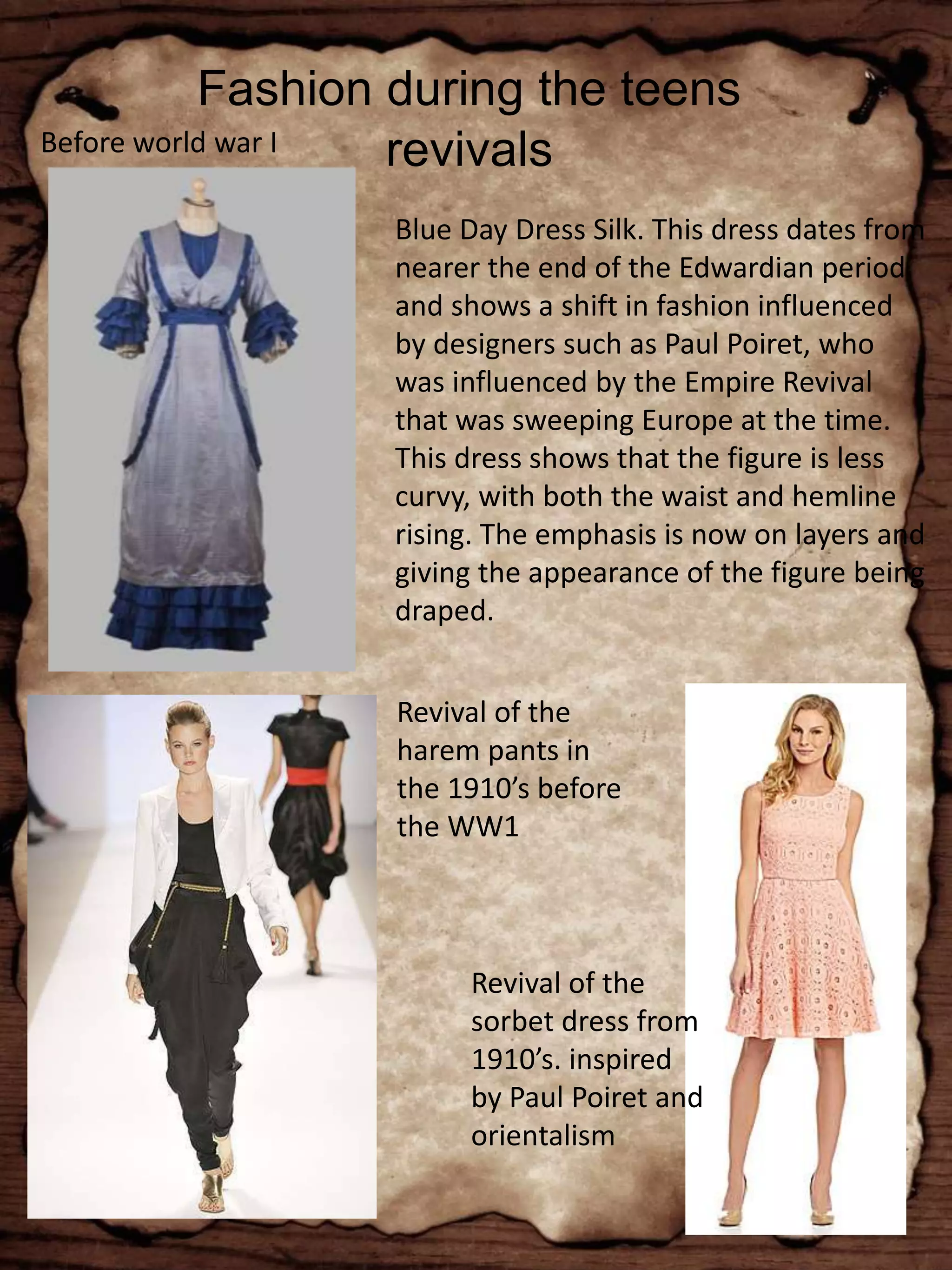 Fashion And Revival During The 1910s PPTX fashion-and-revival-during-the-1910s-pptx