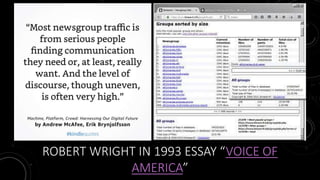 Howard Rheingold and Virtual Communities | PPTX