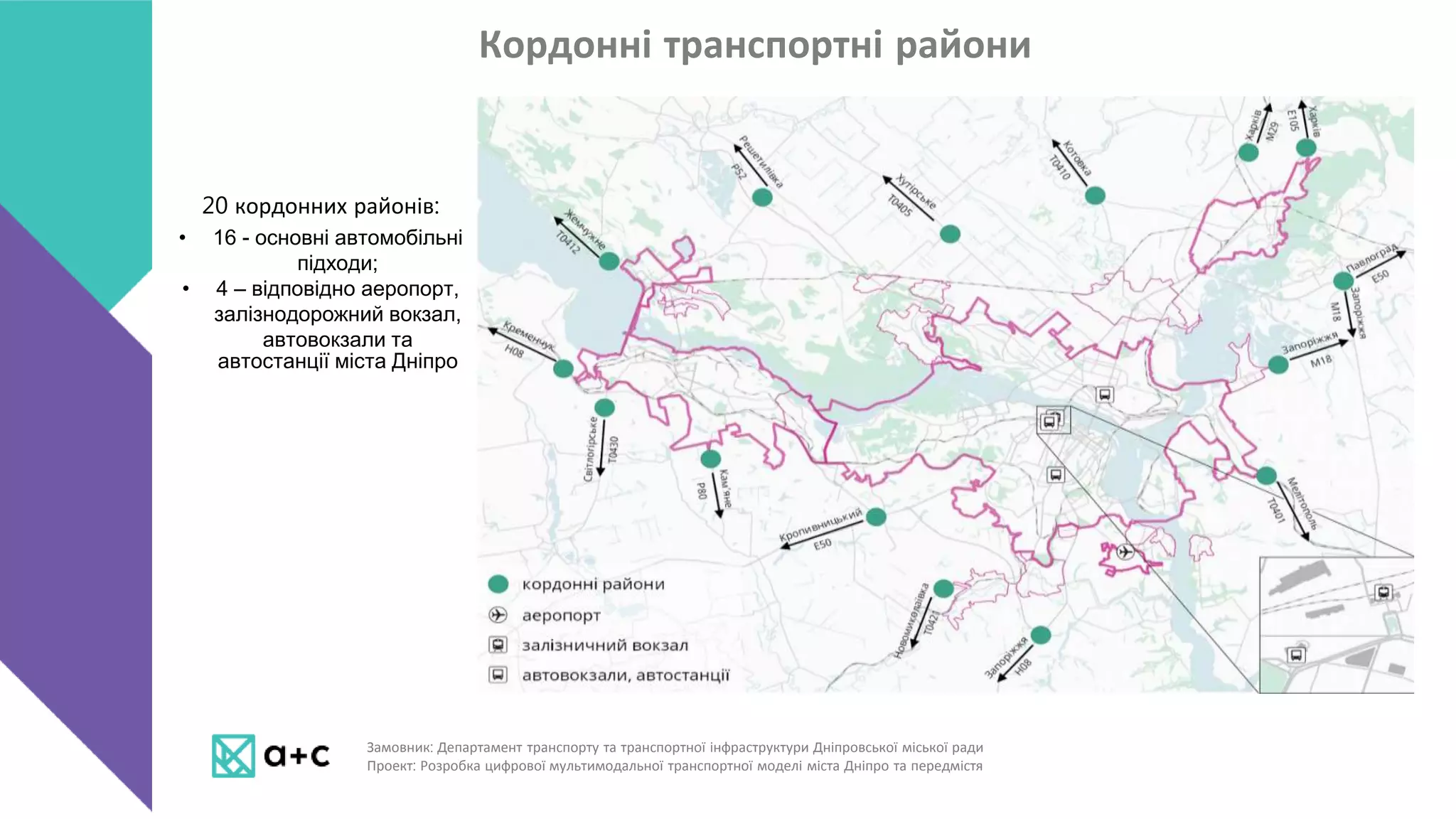 Transport model of Dnipro city | PPTX