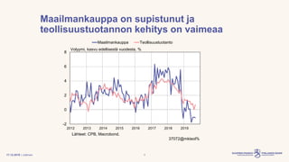 Pääjohtaja Olli Rehn: Suomen talouden murrosvaihe on yhä kesken, Euro ja talous -tiedotustilaisuus, 17.12.2019