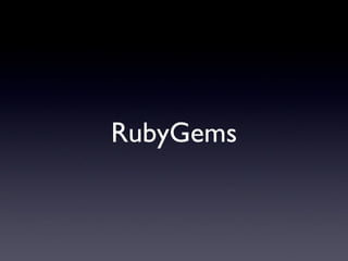 RubyGems 