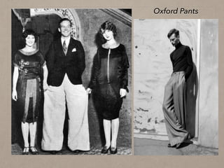 1920s Mens Pants History Oxford Bags Plus Four Knickers Overalls