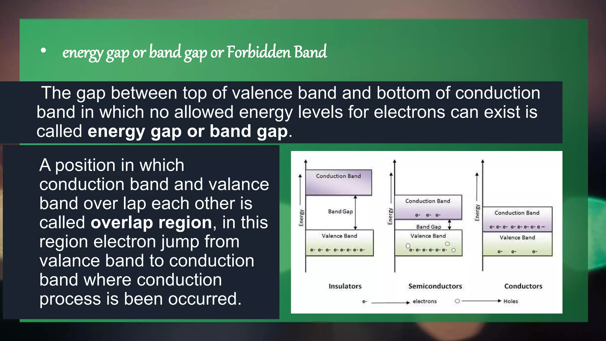 Conductor Insulator &semiconductor | PPTX