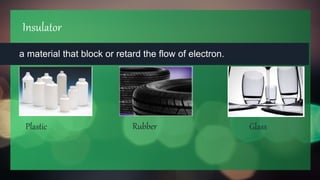 Conductor Insulator &semiconductor | PPTX