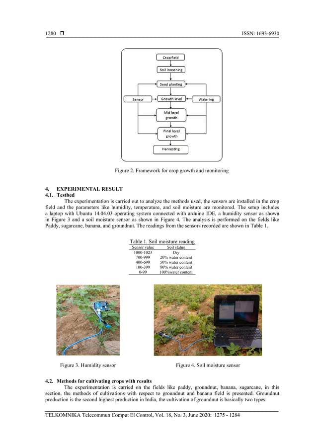 Smart agriculture management system using internet of things | PDF