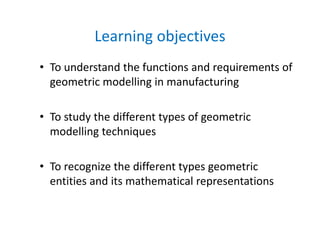 191483523 geometric-modeling | PPT