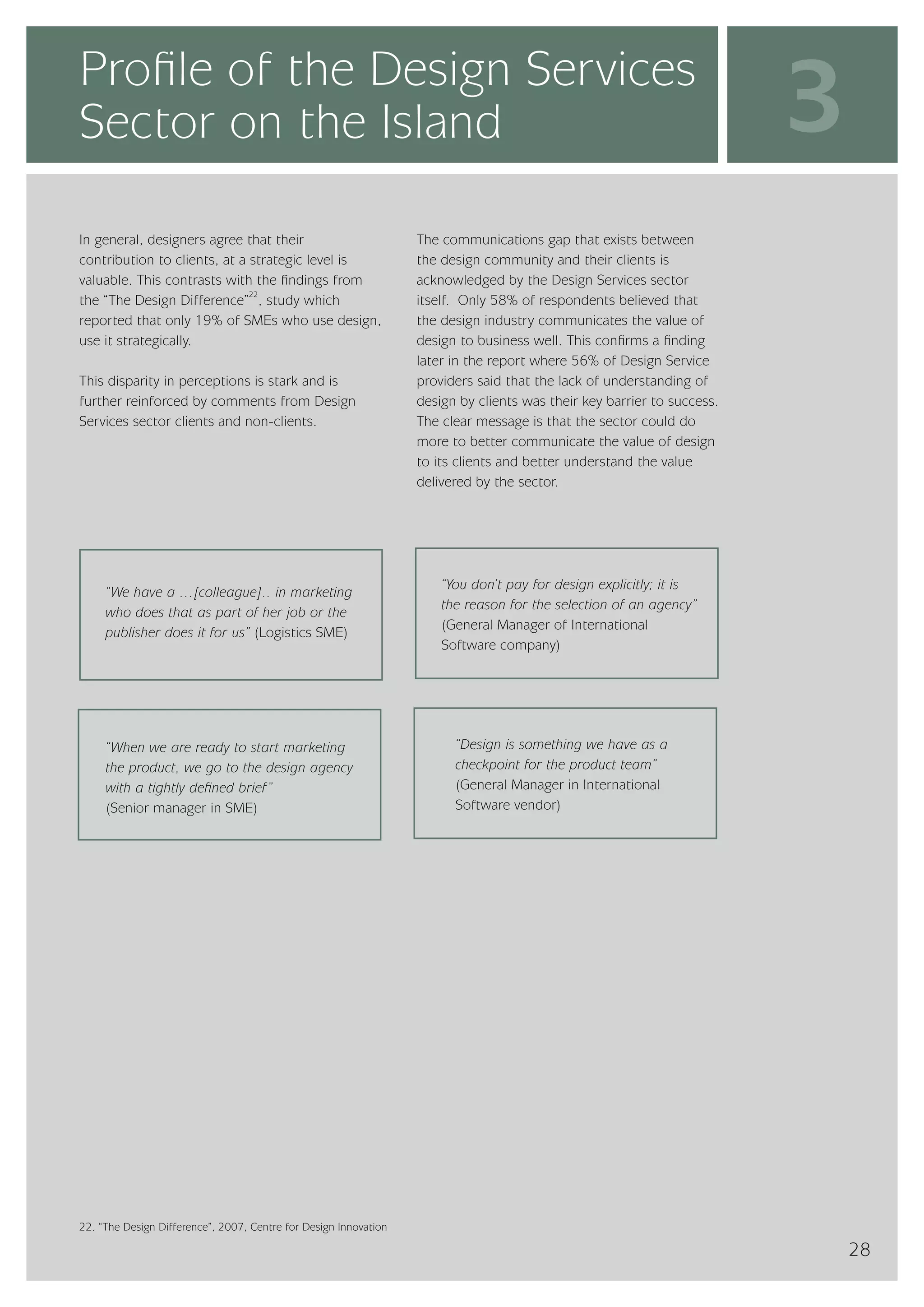 InterTradeIreland  - Design Services Sector