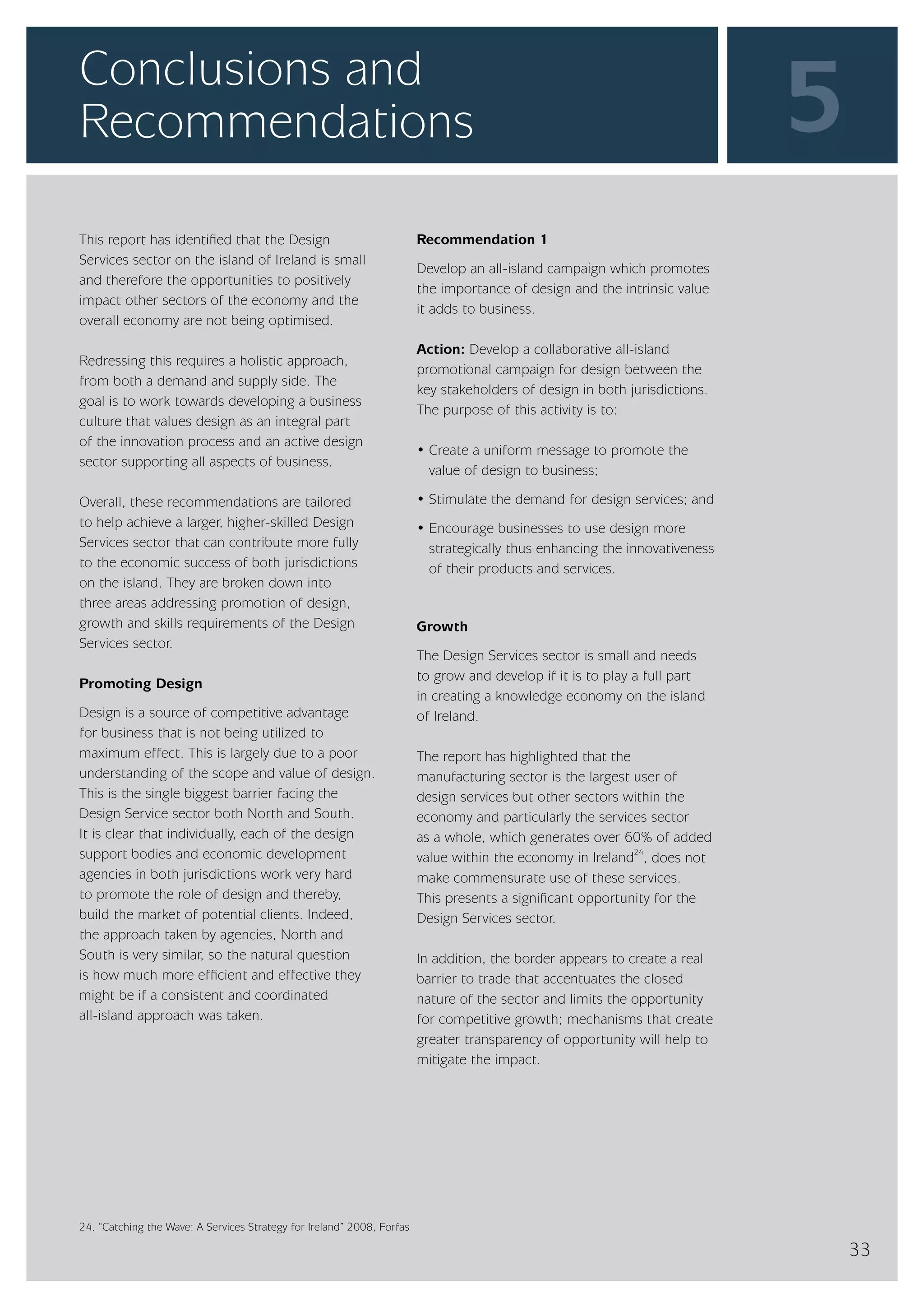 InterTradeIreland  - Design Services Sector