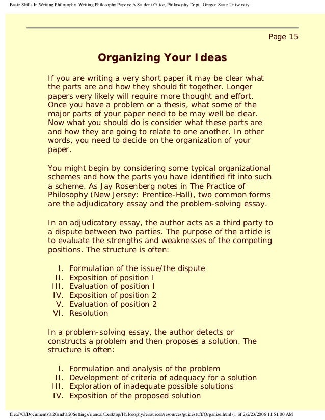 Philosophy paper essay picture