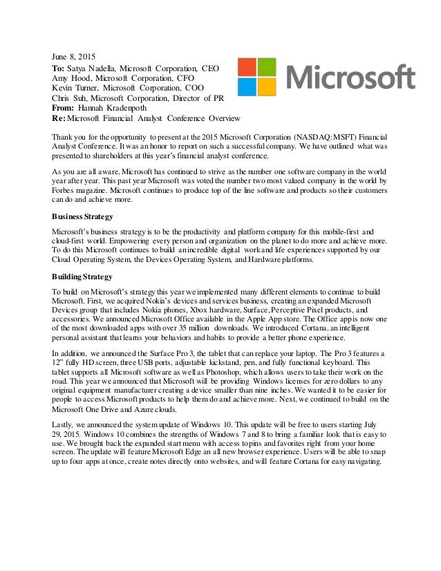 COM 487 two page final memo