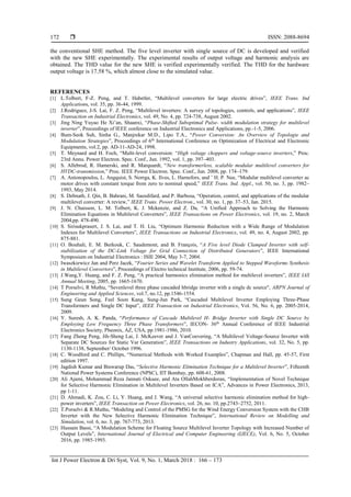 FPGA Based Selective Harmonic Elimination Technique for Multilevel ...