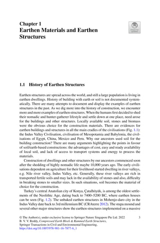Compressed Earth Block Rammed Earth Structures B V Venkatarama Reddy | PDF