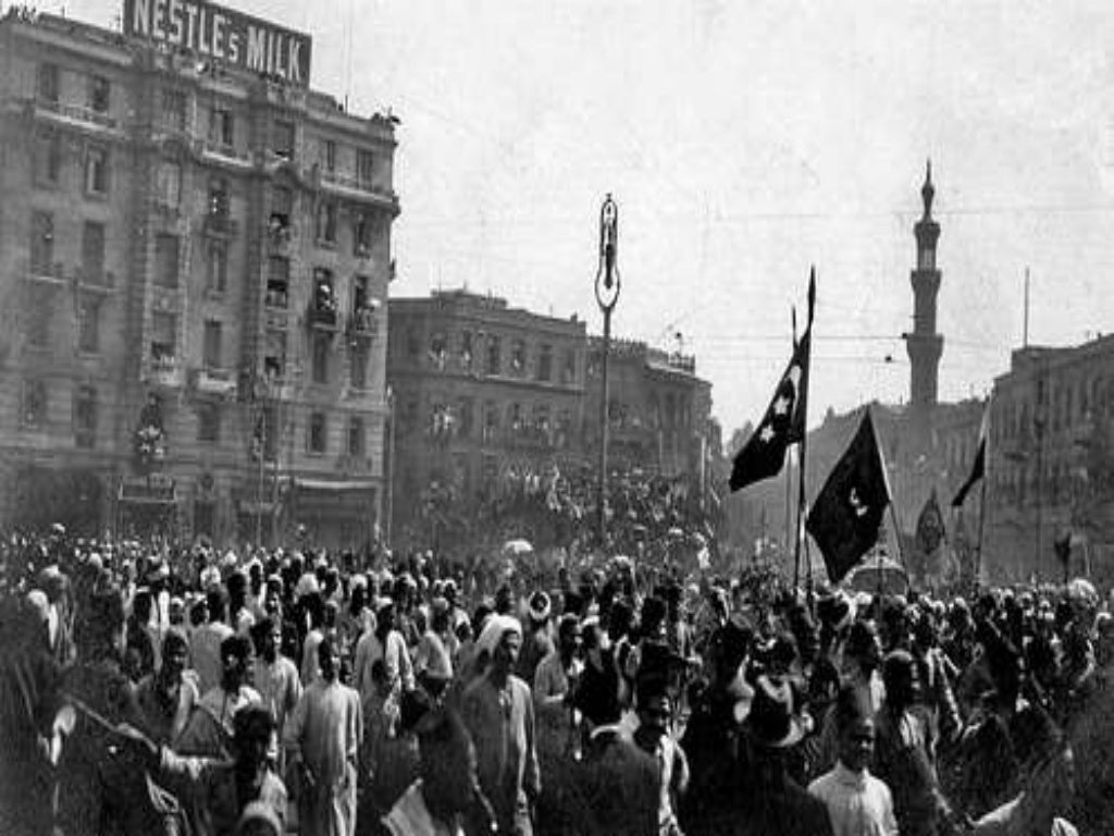 Rare pictures of 1919 Egypt Revolution