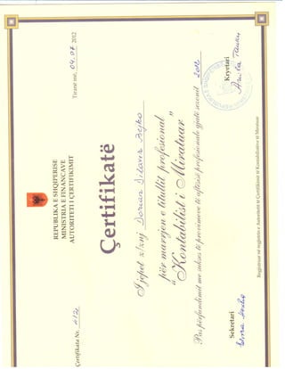 CA Certificate | PDF