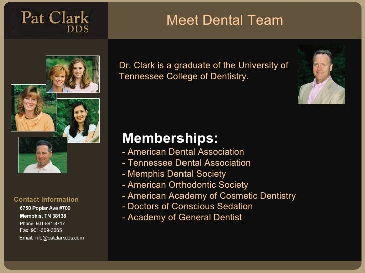 Memphis Tennessee Dentist Dr. Pat Clark DDS