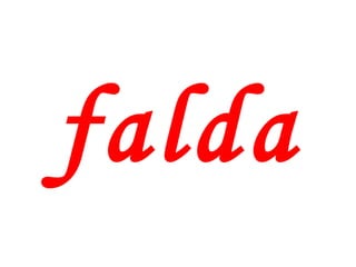 falda