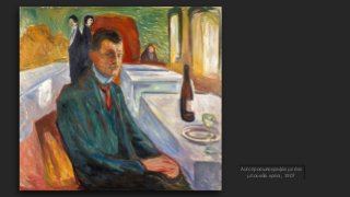 Αυτοπροσωπογραφία με ένα
μπουκάλι κράσι, 1907
 