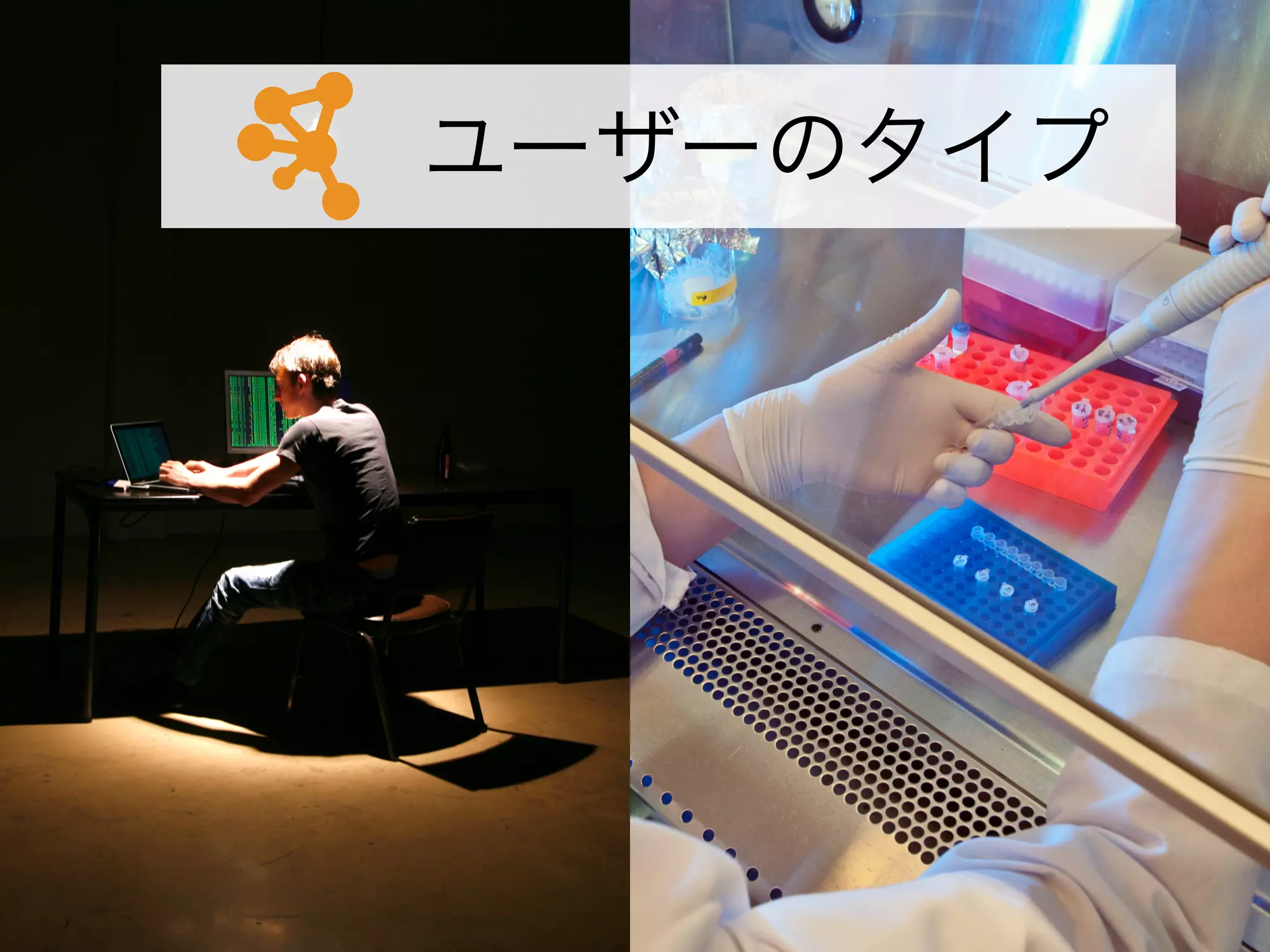 ユーザーのタイプ
 