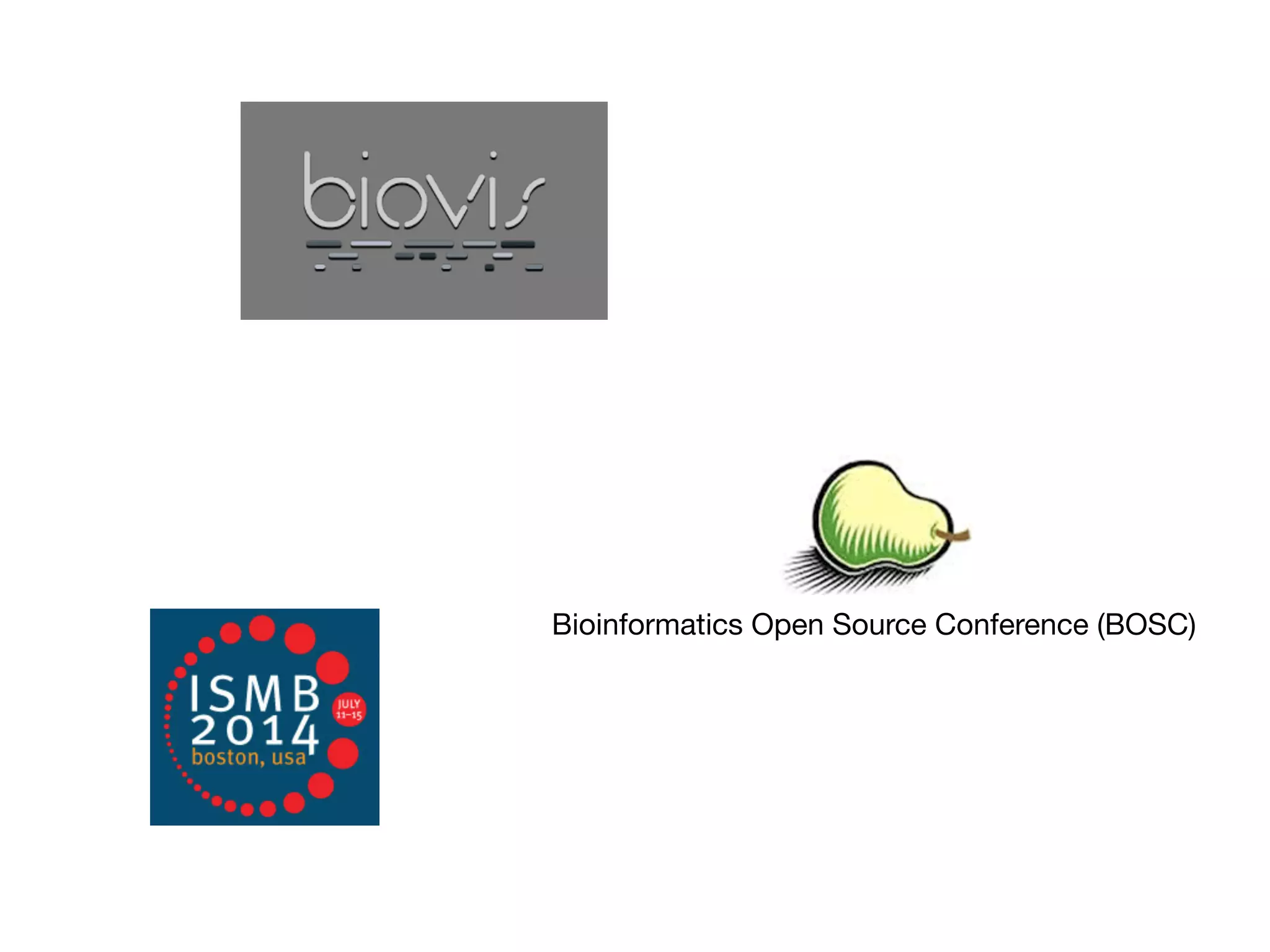 Bioinformatics Open Source Conference (BOSC)
 