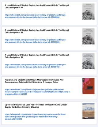 Global Capital And Peripheral Labour The History And Political Economy ...